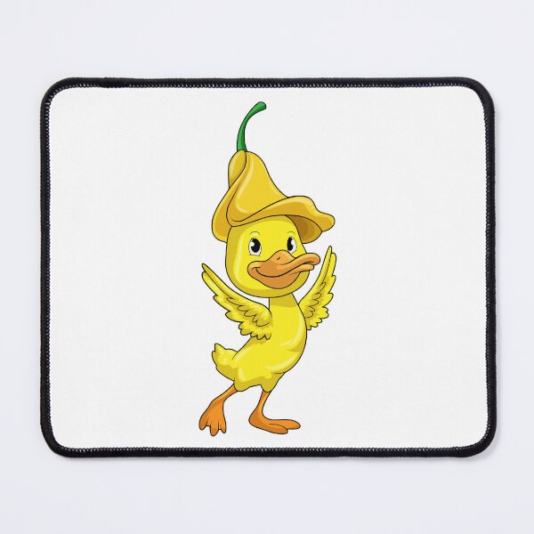 Item preview, Duck with yellow Bell Cap designed and sold by Snabdesign84.