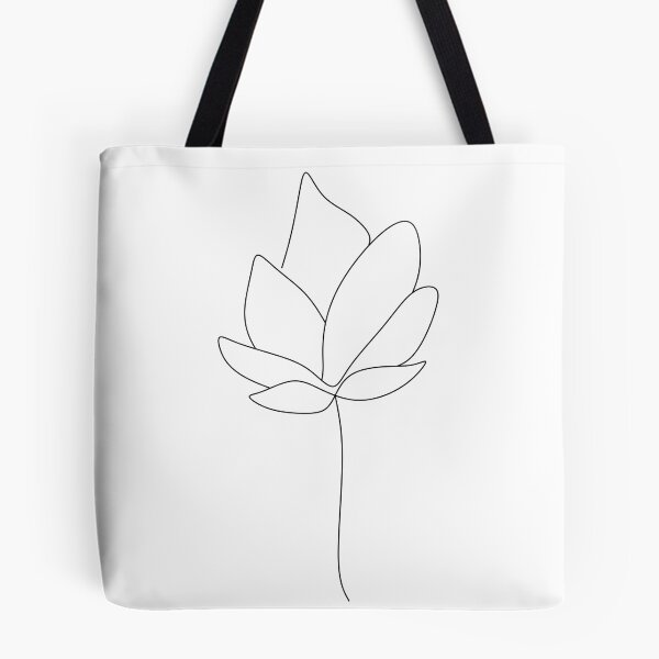 Item preview, One Line minimalist flower Drawin - abstract minimalist home wall art design designed and sold by Softlife.