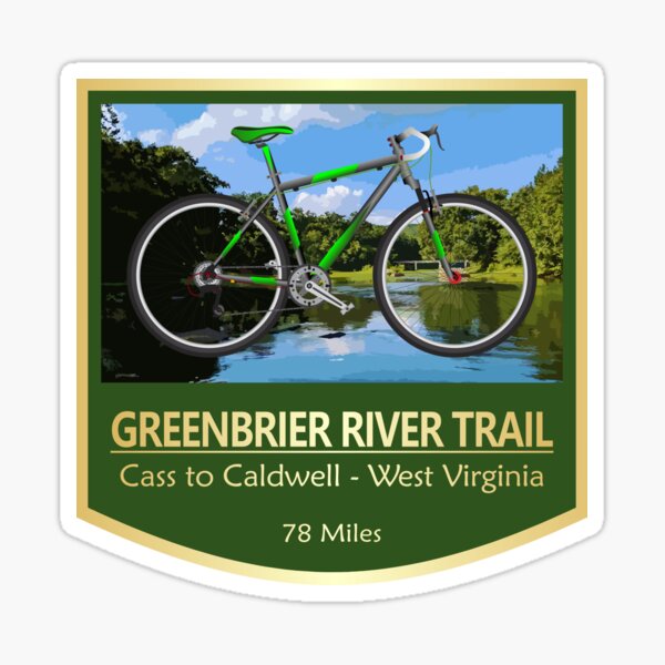 Item preview, Greenbrier River Trail (bike2) designed and sold by curranmorgan.