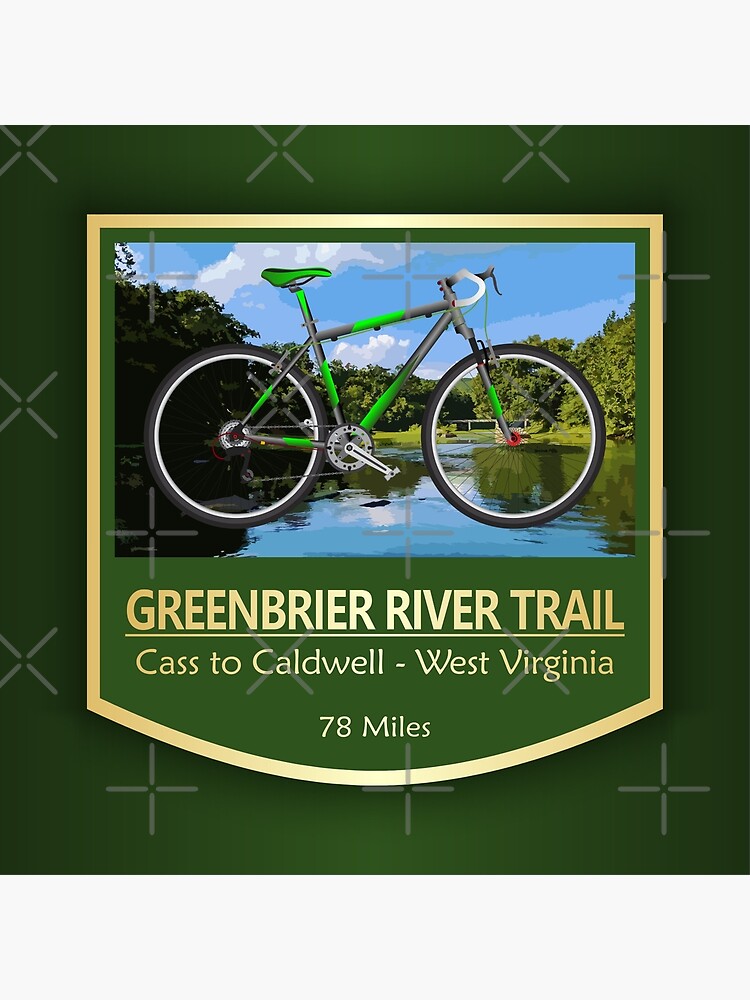 "Greenbrier River Trail (bike2)" Poster for Sale by