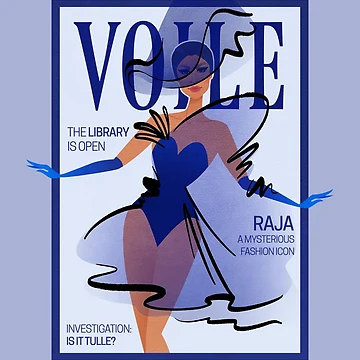 Artwork thumbnail, Voile Magazine ft. Raja by RikDrawsThings