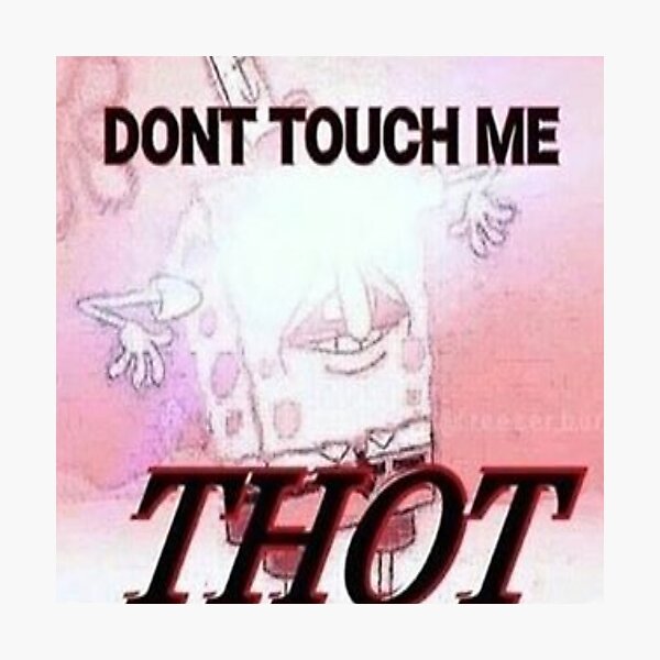 DONT TOUCH ME THOT Photographic Print