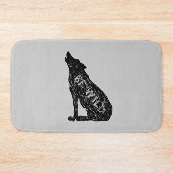 Item preview, Be Wild, Howling Wolf, Adventurous in Nature designed and sold by PrintedKat.