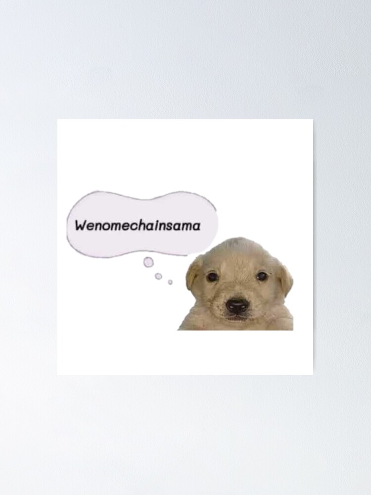 "wenomechainsama" Poster for Sale by GeneralUnitato Redbubble