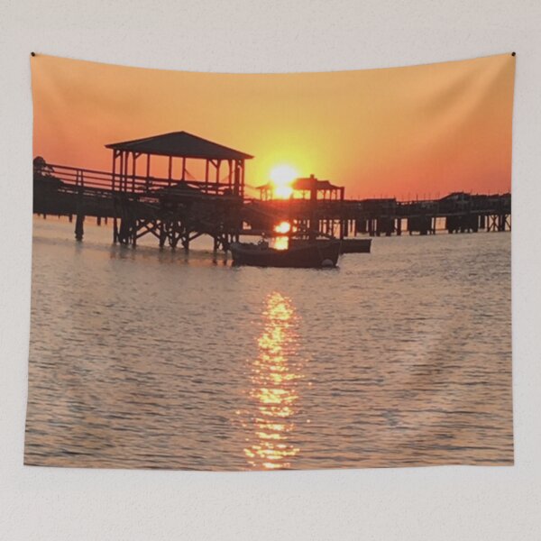 Artikelvorschau, Sonnenuntergang Dock entworfen und verkauft von Angela Rowland.