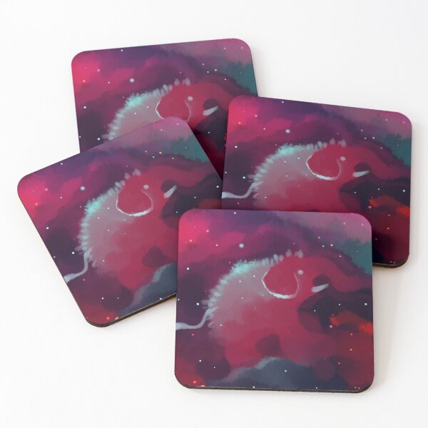 Item preview, space elephant background designed and sold by snowysaur.