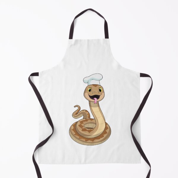 Item preview, Snake as Cook with Chef hat designed and sold by Snabdesign84.