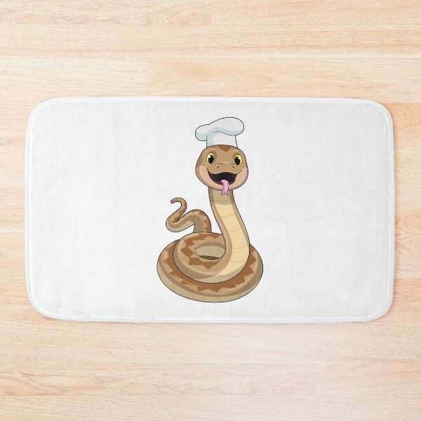 Item preview, Snake as Cook with Chef hat designed and sold by Snabdesign84.