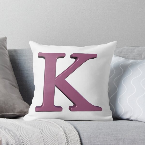 Item preview, The Letter K Dimensional Soft Pink 5748 designed and sold by Art in My Loft.