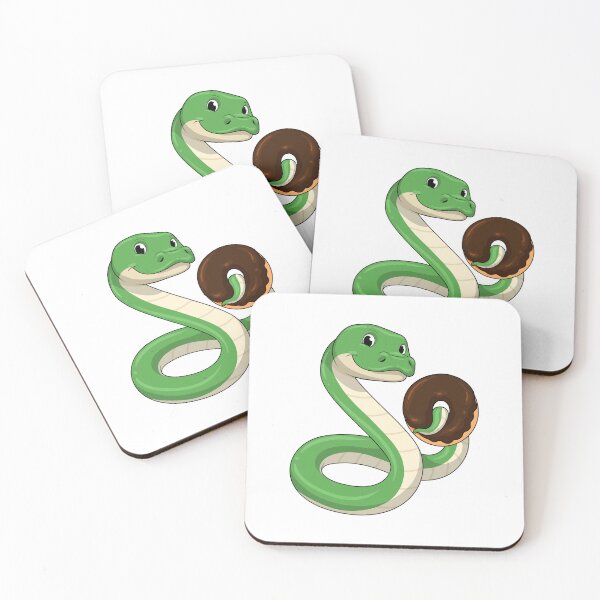 Item preview, Snake with Donut designed and sold by Snabdesign84.