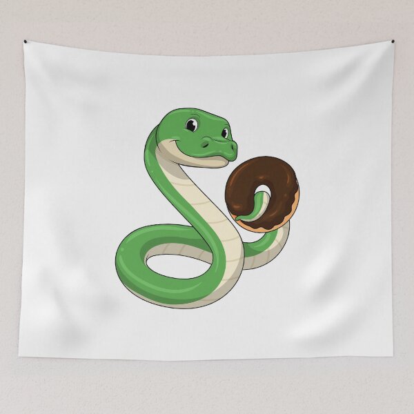 Item preview, Snake with Donut designed and sold by Snabdesign84.