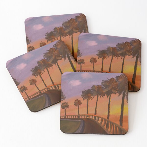 Item preview, Sunset Palm Trees designed and sold by kacper0623.