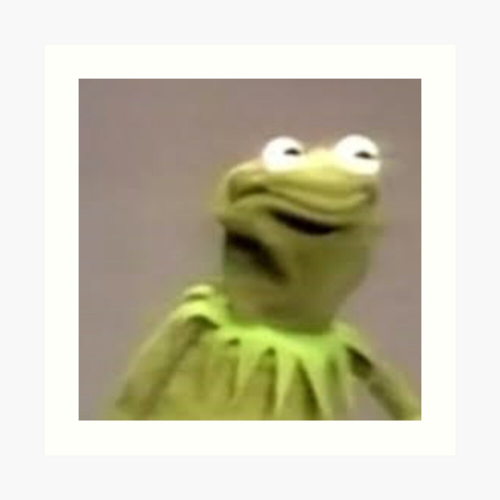 "Kermit der Frosch" Kunstdruck von mrspooder Redbubble "Kermit der Frosch" Kunstdruck von mrspooder Redbubble