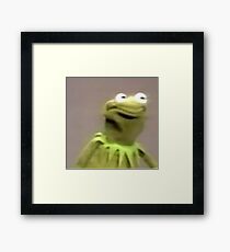 kermit the frog Framed Print