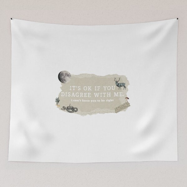 Item preview, It's Ok If you Disagree With Me I Can't Force You To Be Right designed and sold by Aymanerachif.