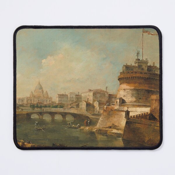 Item preview, Fanciful View of the Castel Sants Angelo, Rome | Francesco Guardi | 1785 Cityscape Art designed and sold by CJET.