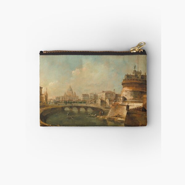 Item preview, Fanciful View of the Castel Sants Angelo, Rome | Francesco Guardi | 1785 Cityscape Art designed and sold by CJET.