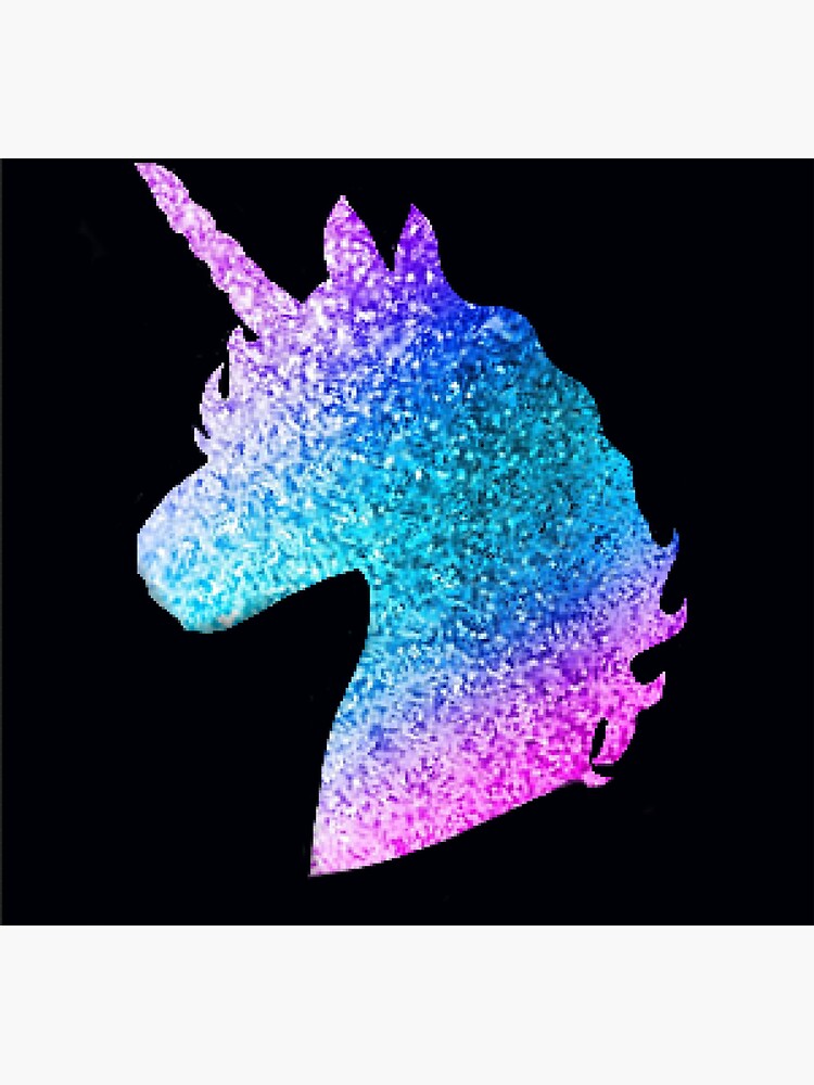 Adesivi - Unicorno - Glitter - 1,8 cm