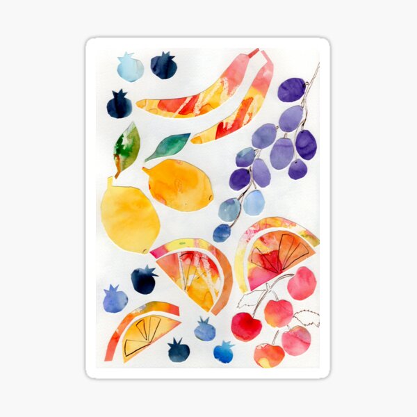 Moroccan Fruit 1 Sticker