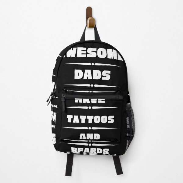 Item preview, AWESOME DADS HAVE TATTOOS AND BEARDS designed and sold by Affyboss6.