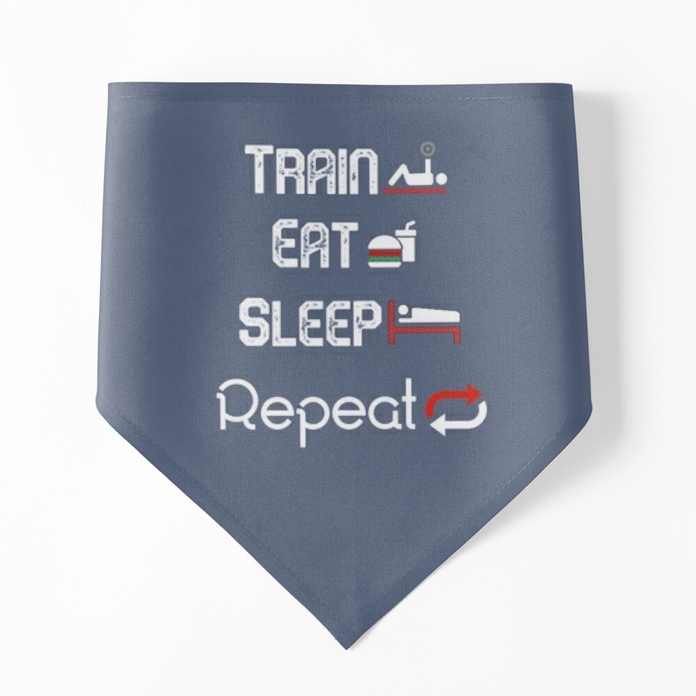 Gym Lover Gift Eat Gym Sleep Repeat Workout Poster by Jeff Creation -  Pixels Merch