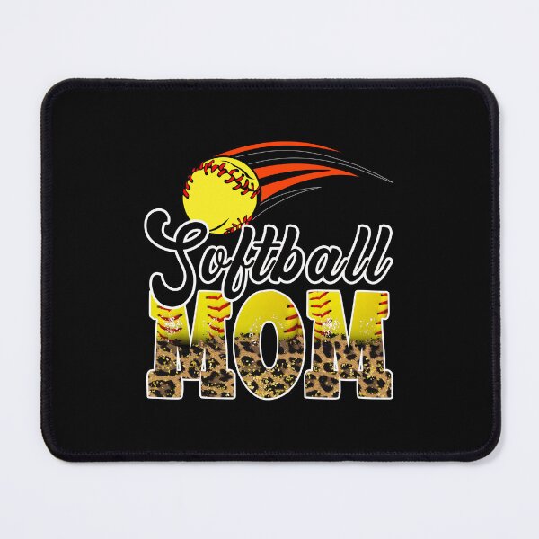 Item preview, Softball Mom Fastpitch Leopard Heart designed and sold by 99Fastpitch.
