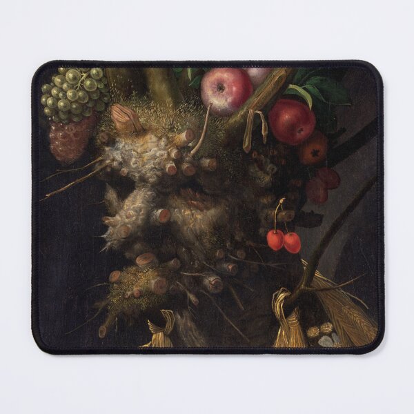 Item preview, Four Seasons in One Head | Giuseppe Arcimboldo | 1590 Renaissance Fruit Head Portrait designed and sold by CJET.