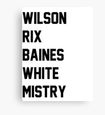Surname Print Canvas Print