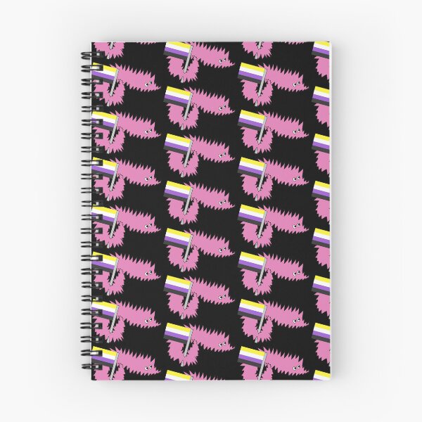 Item preview, with nonbinary flag designed and sold by wormwithastring.