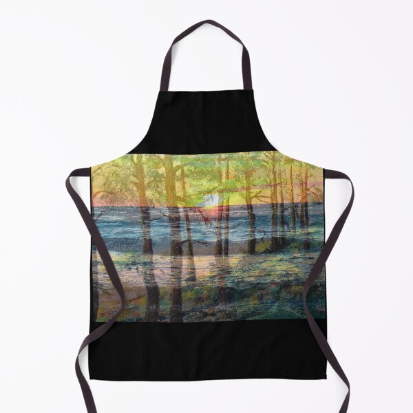 Item preview, Mixed Media: Sunset, seascape and oil painting, photo and painting by Marina Daniluka designed and sold by MariDaniArt.