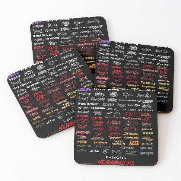 Item preview, Heavy Metal Band Logo Collection designed and sold by Newbport.