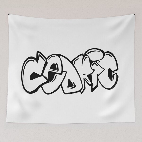 Item preview, Cedric - Graffiti Name Design designed and sold by NameThatShirt.