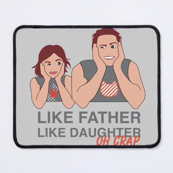 Item preview, Copy of Father's day, funny Like Father Like Daughter .. copy paste father and Daughter  designed and sold by Lowrain Nabih.
