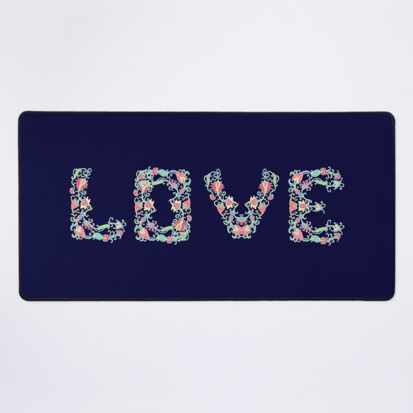 Item preview, Love - floral ornamental letters designed and sold by Daridara.