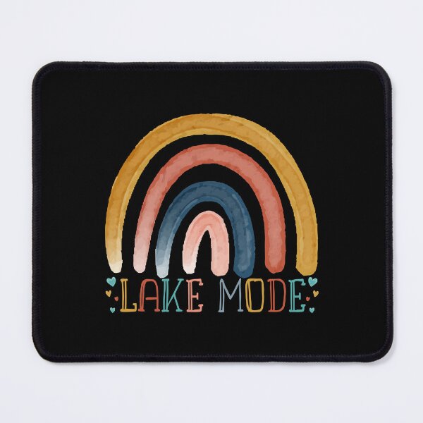 Item preview, Rainbow Lake Mode Boat Travel, Lake Trip Vacation Summer Lake Life designed and sold by Dream-bubble.