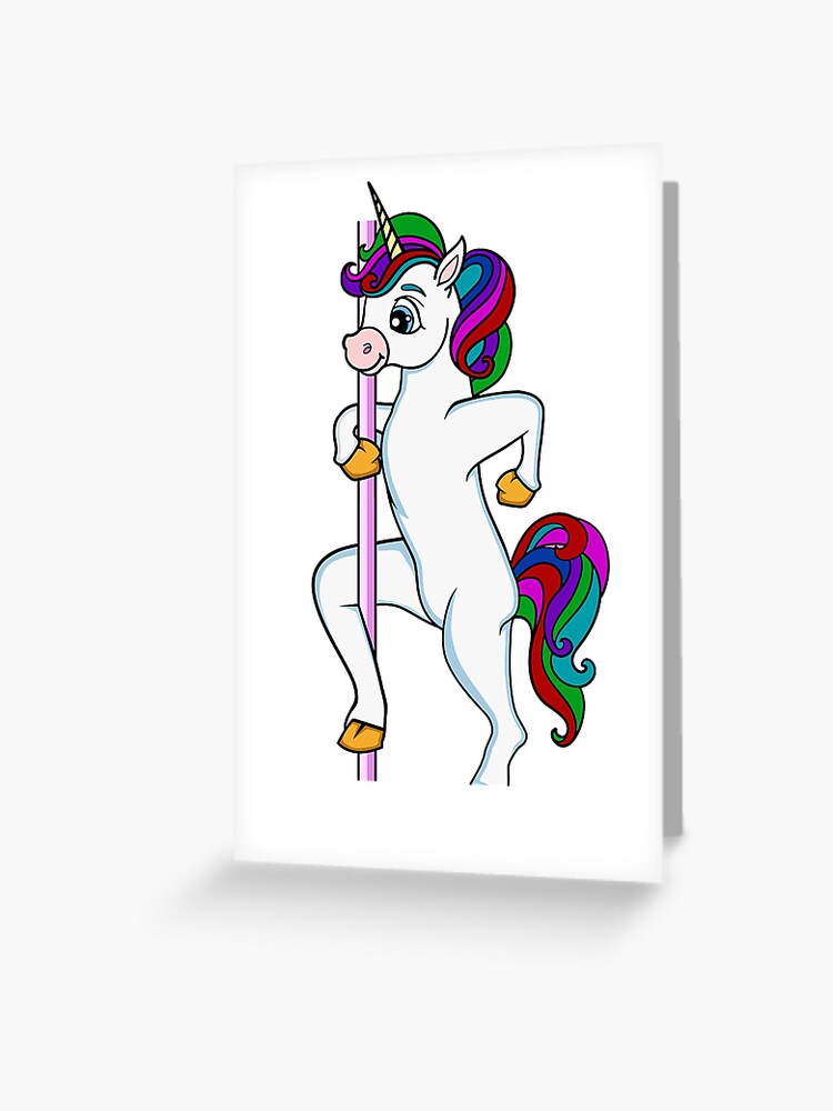 Unicorn, Dancing Unicorn, Pole Dancing Unicorn, Dancing Unicorn, Pole  Dancer Unicorn, Gift Idea For Unicorn Lovers, Cute Unicorn, Whimsical Gift  Ideas Greeting Card for Sale by CreativeCranium