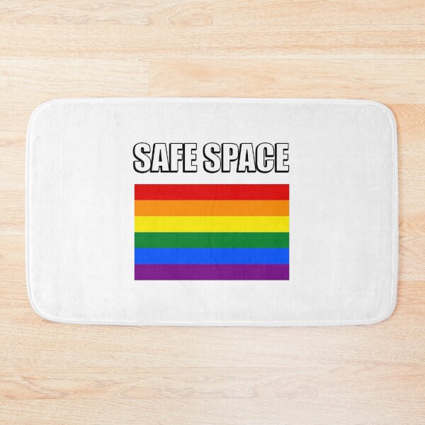 Item preview, LGBTQ Safe Space - Rainbow Flag designed and sold by Inspirationmotivation.