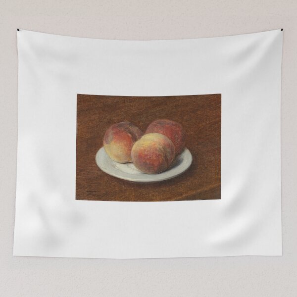 Item preview, Henri Fantin Latour "Three Peaches on a Plate" 1868 designed and sold by daisiesandlove.