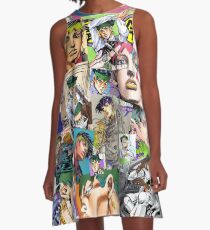 JJBA - Rohan Kishibe - Collage A-Line Dress