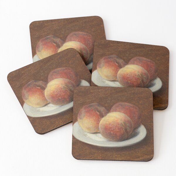 Item preview, Henri Fantin Latour "Three Peaches on a Plate" 1868 designed and sold by daisiesandlove.