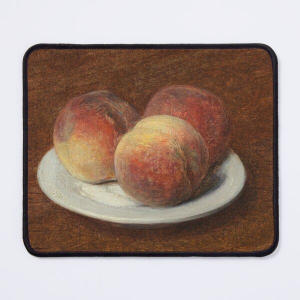 Item preview, Henri Fantin Latour "Three Peaches on a Plate" 1868 designed and sold by daisiesandlove.