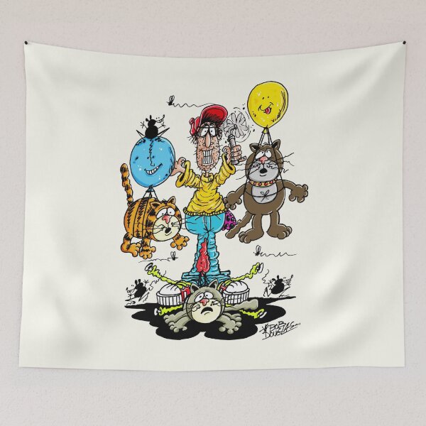 Item preview, Cats Can Fly designed and sold by bobtheartman.