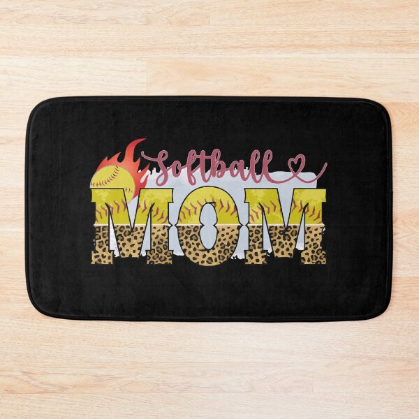 Item preview, Softball Mom Fastpitch Leopard Heart designed and sold by 99Fastpitch.