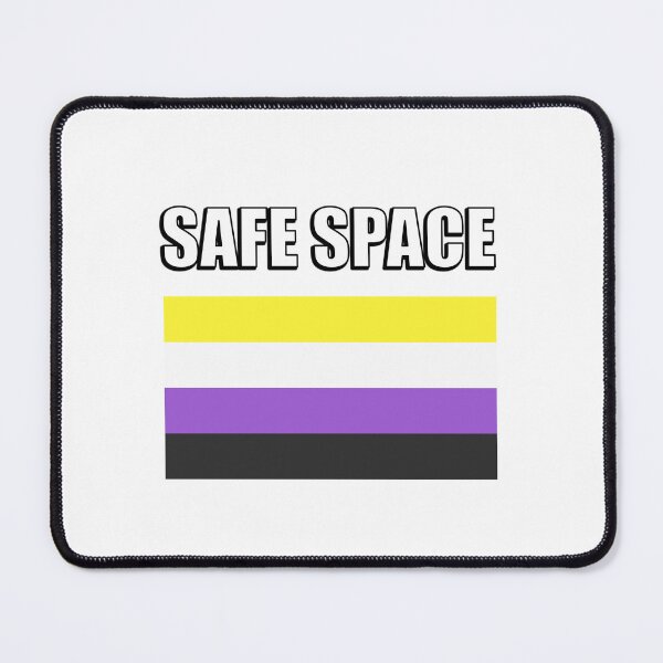Item preview, Non Binary Safe Space designed and sold by Inspirationmotivation.