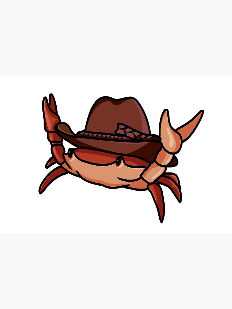 Cowboy Hat Crab Meme | Poster