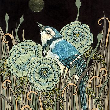 Artwork thumbnail, Blue Jay by AnitaInverarity