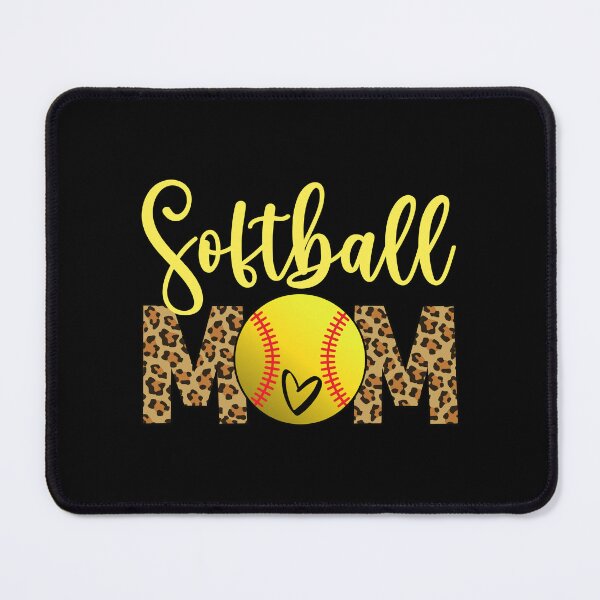 Item preview, Softball Mom Fastpitch Leopard Heart designed and sold by 99Fastpitch.