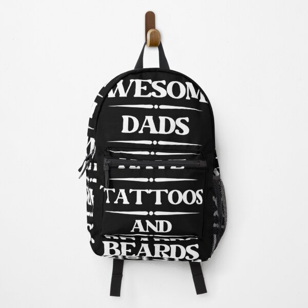 Item preview, AWESOME DADS HAVE TATTOOS AND BEARDS designed and sold by Affyboss6.