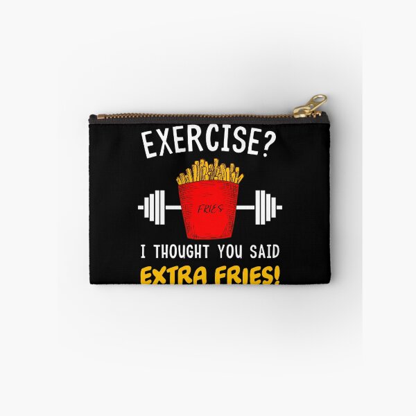 Item preview, Funny Exercise French Fries Workout  designed and sold by Mariano Topno.