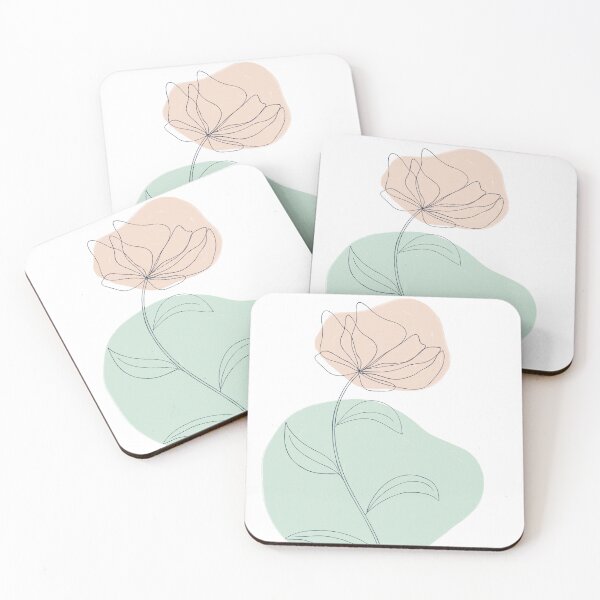 Item preview, Minimalist wildflower Lineart designed and sold by FoxglovesCorner.